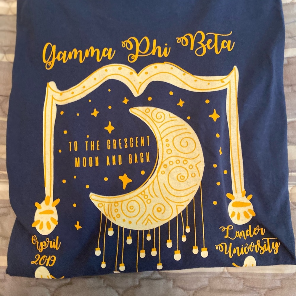 Gamma Phi Beta formal tee